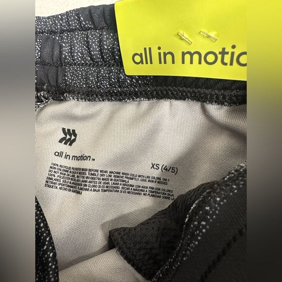 All in Motion Boy's Size 4/5T Soft Stretch Jogger Pants Black Camo - Picture 9 of 10